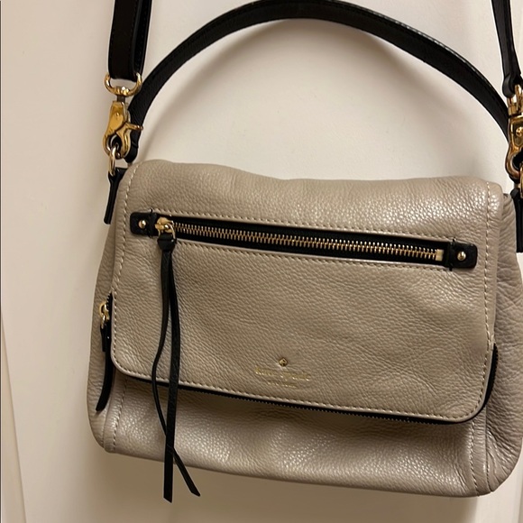 Kate Spade Taupe and Black Shoulder Bag - Picture 3 of 9